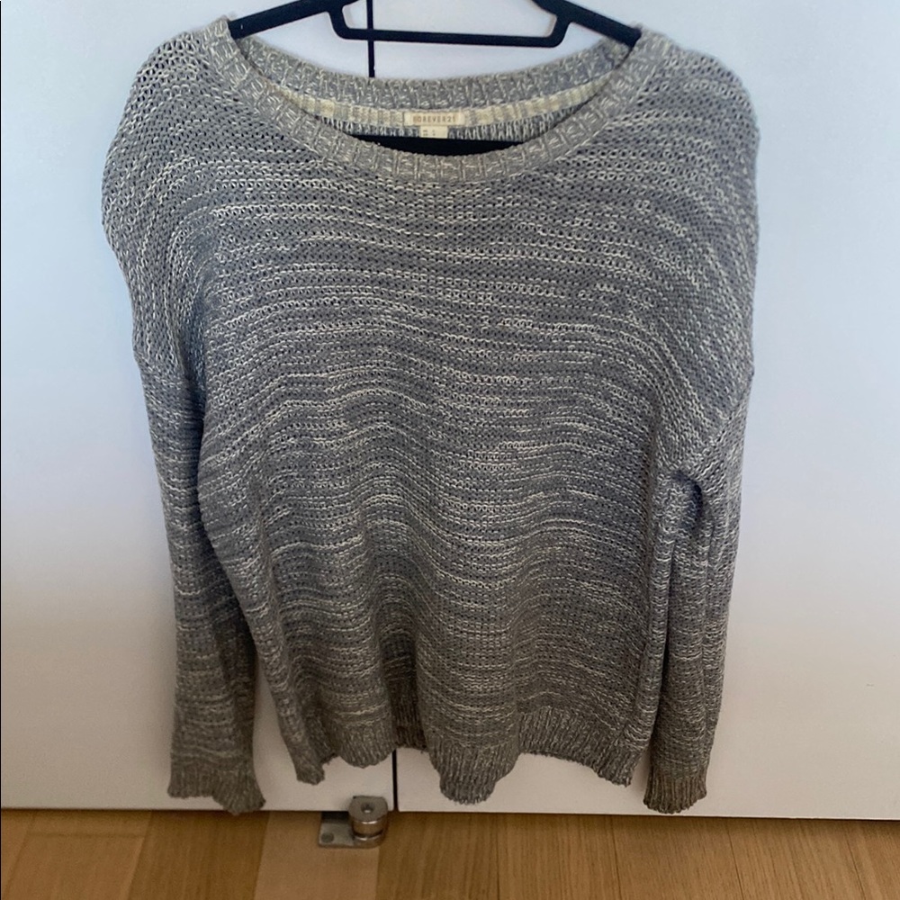 Gray Knit Sweater